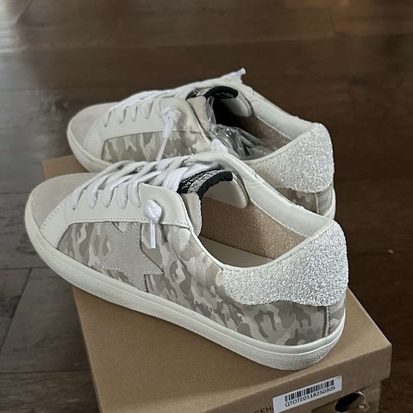 Vintage Havana Star Sneakers | Camo Print | Neutral Trainer | Size 8 - Picture 8 of 11